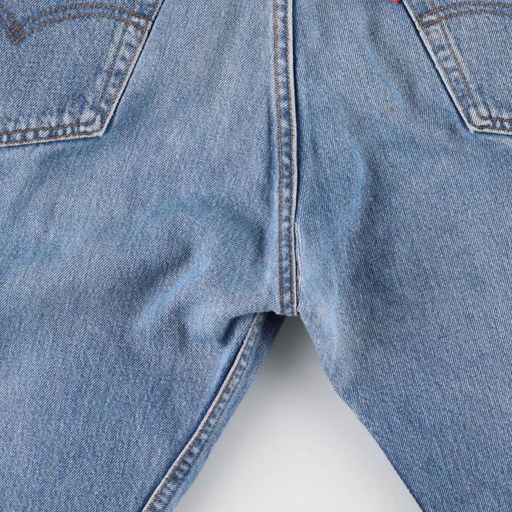 Levi's 501 Euro model straight denim pants for men, size W34 cotton blue type Vintage Second Hand
