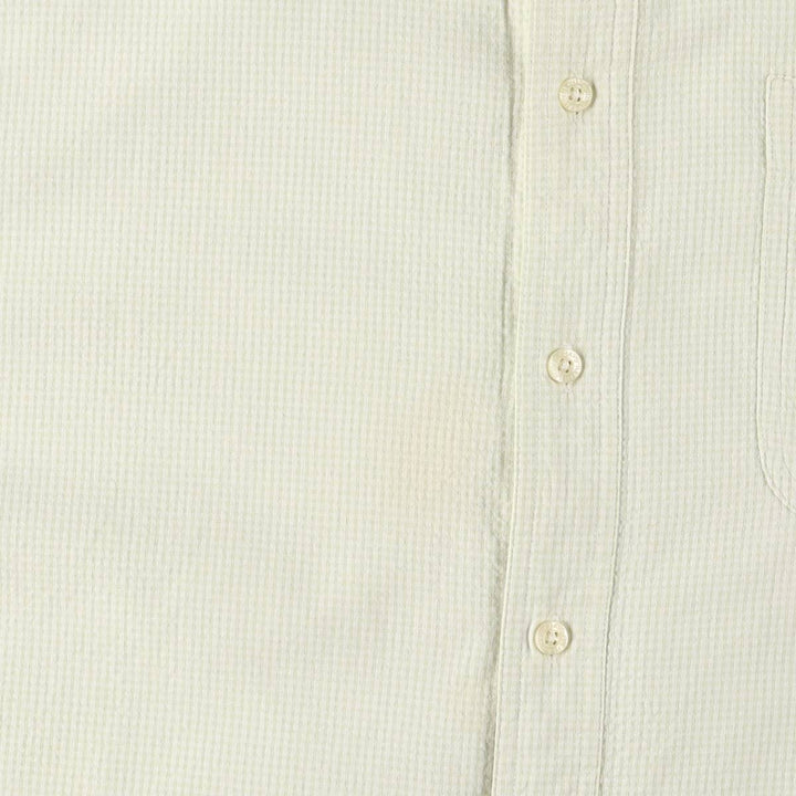 90'S Ralph Lauren Chaps Seersucker Short Sleeve Button-Down Striped Shirt Men's XXL Vintage cotton green type Vintage Second Hand