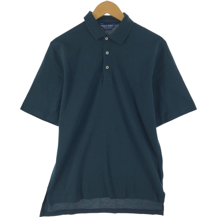 Ralph Lauren POLO GOLF Short Sleeve Polo Shirt Men's M Pima Cotton black type Vintage Second Hand