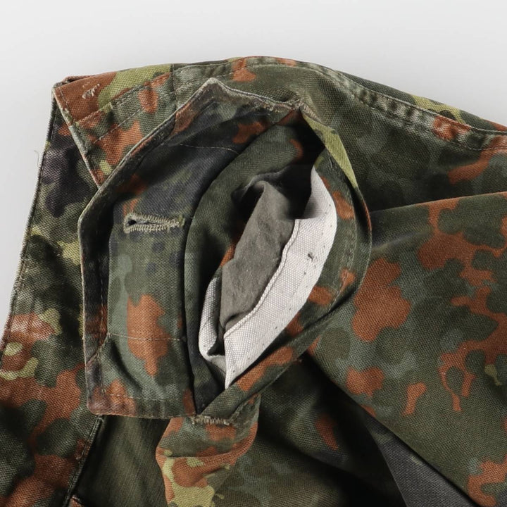 German Army Camouflage Pattern Fleckter Camo Military Cargo Pants Combat Pants GrNr7 Men's W33 equivalent cotton Khaki type Vintage Second Hand