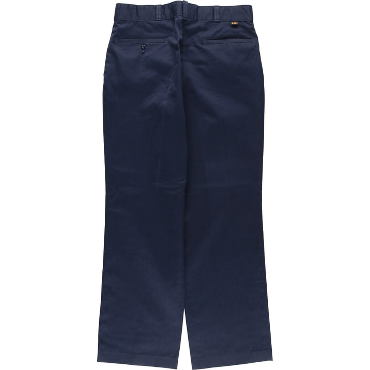 Vintage 70'S Lee work pants, made in USA, men's size w34 unknown navy blue type Vintage Second Hand