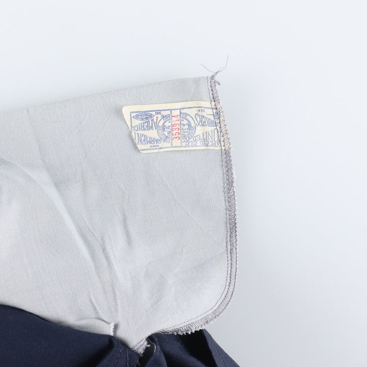 Vintage 70'S Lee work pants, made in USA, men's size w34 unknown navy blue type Vintage Second Hand