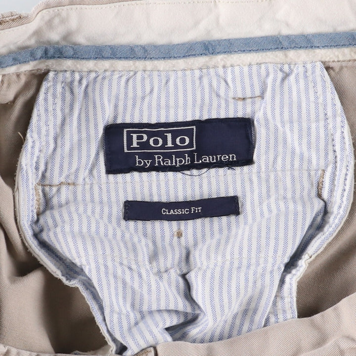 Ralph Lauren POLO by Ralph Lauren CLASSIC FIT Chino Pants for Men, W36 cotton Beige type Vintage Second Hand