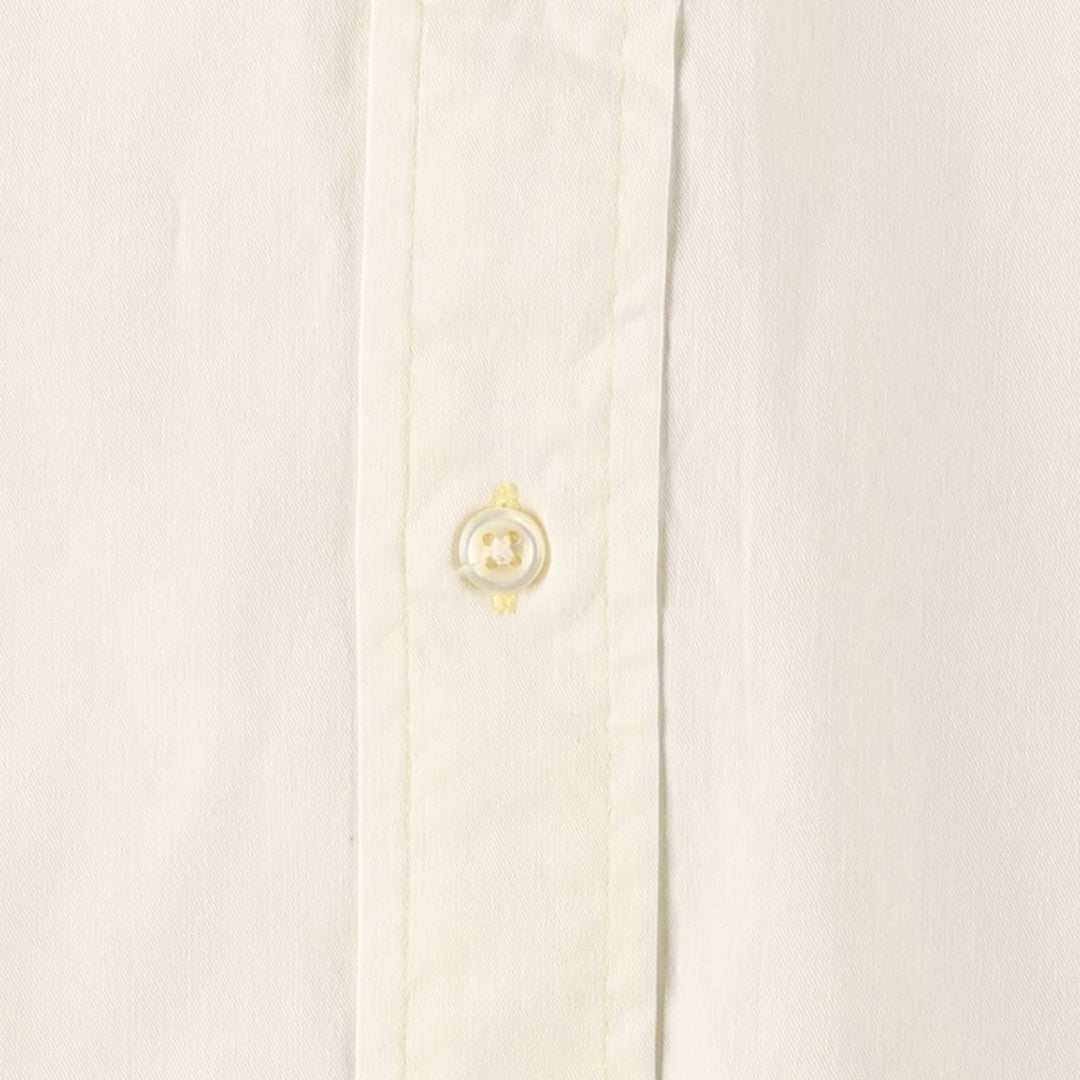 Ralph Lauren BLAKE long sleeve button down shirt, men's size L cotton yellow type Vintage Second Hand