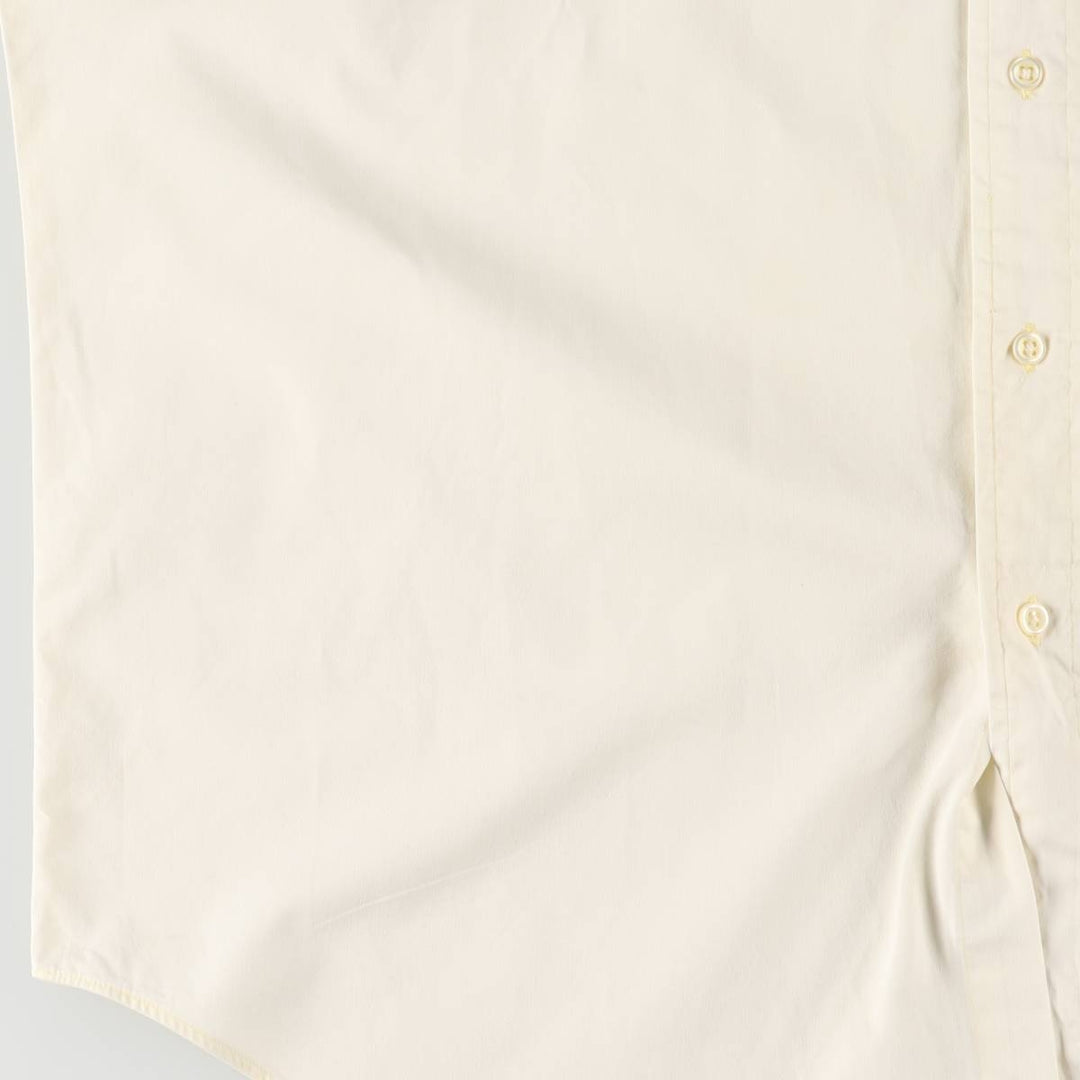 Ralph Lauren BLAKE long sleeve button down shirt, men's size L cotton yellow type Vintage Second Hand