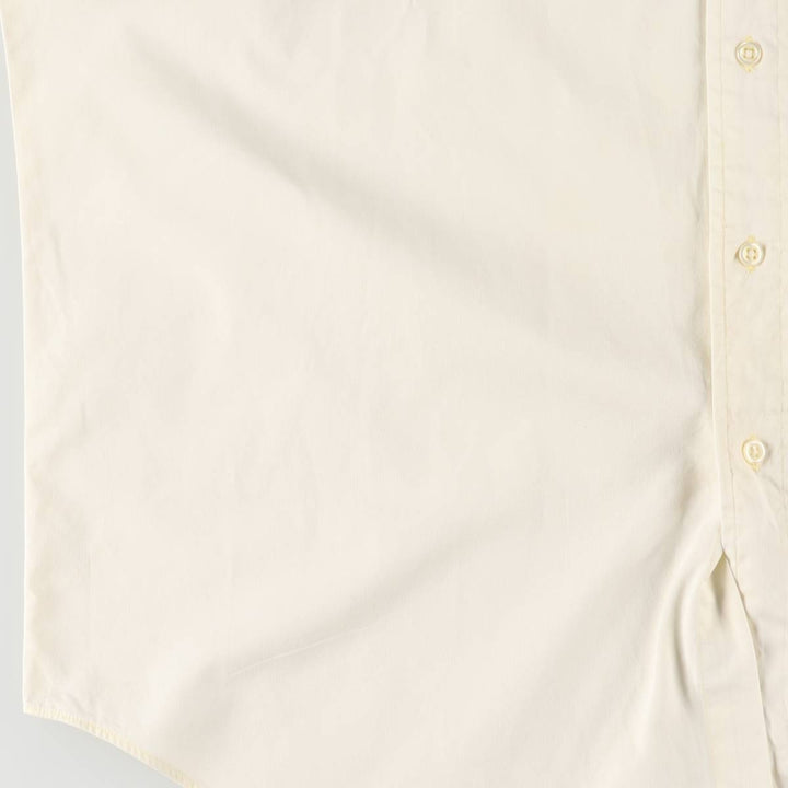 Ralph Lauren BLAKE long sleeve button down shirt, men's size L cotton yellow type Vintage Second Hand