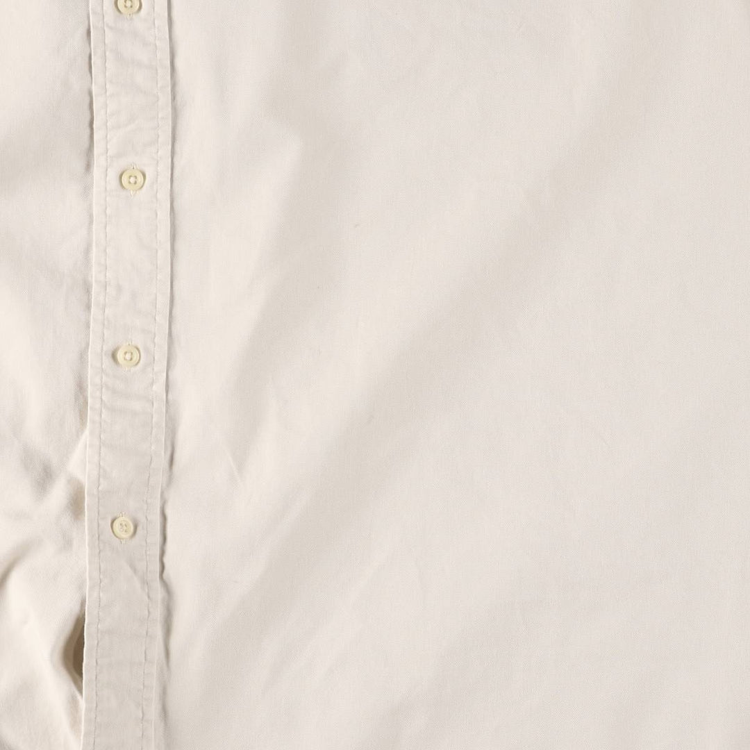 Ralph Lauren BLAKE long sleeve button down shirt, men's XL size cotton ivory Vintage Second Hand