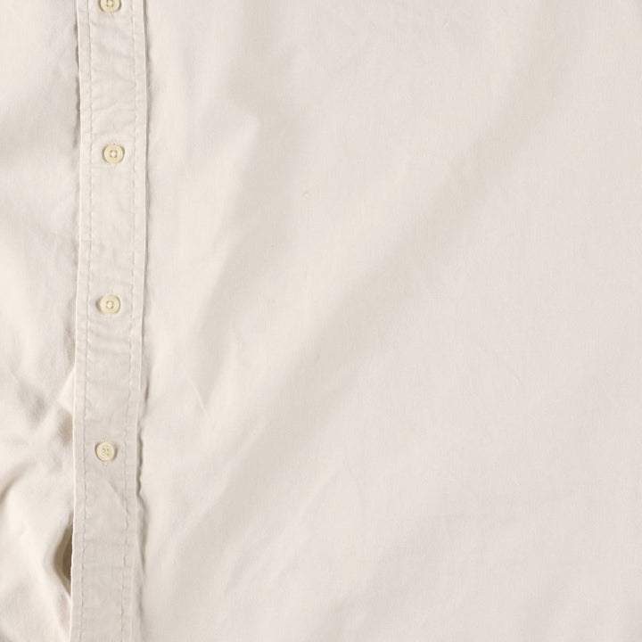 Ralph Lauren BLAKE long sleeve button down shirt, men's XL size cotton ivory Vintage Second Hand