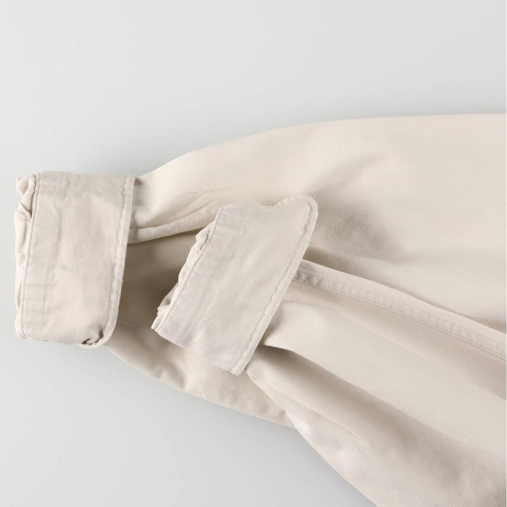 Ralph Lauren BLAKE long sleeve button down shirt, men's XL size cotton ivory Vintage Second Hand