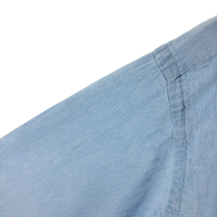 Ralph Lauren BLAIRE long sleeve button down shirt, men's size L cotton Blue type light blue Vintage Second Hand