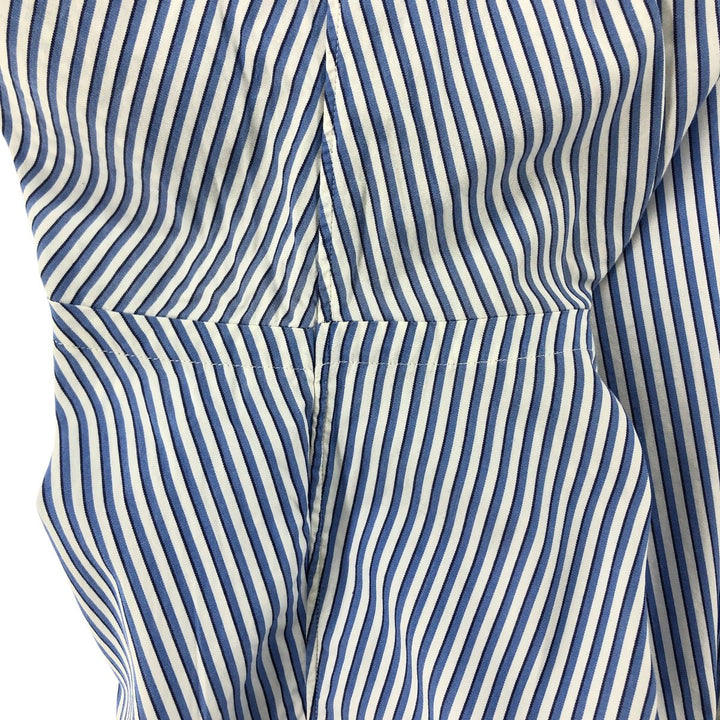 Ralph Lauren POLO by Ralph Lauren Long Sleeve Striped Shirt Men's Size L cotton blue type Vintage Second Hand