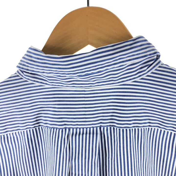 Ralph Lauren Classic Fit Long Sleeve Button Down Striped Shirt Men's XL cotton blue type Vintage Second Hand