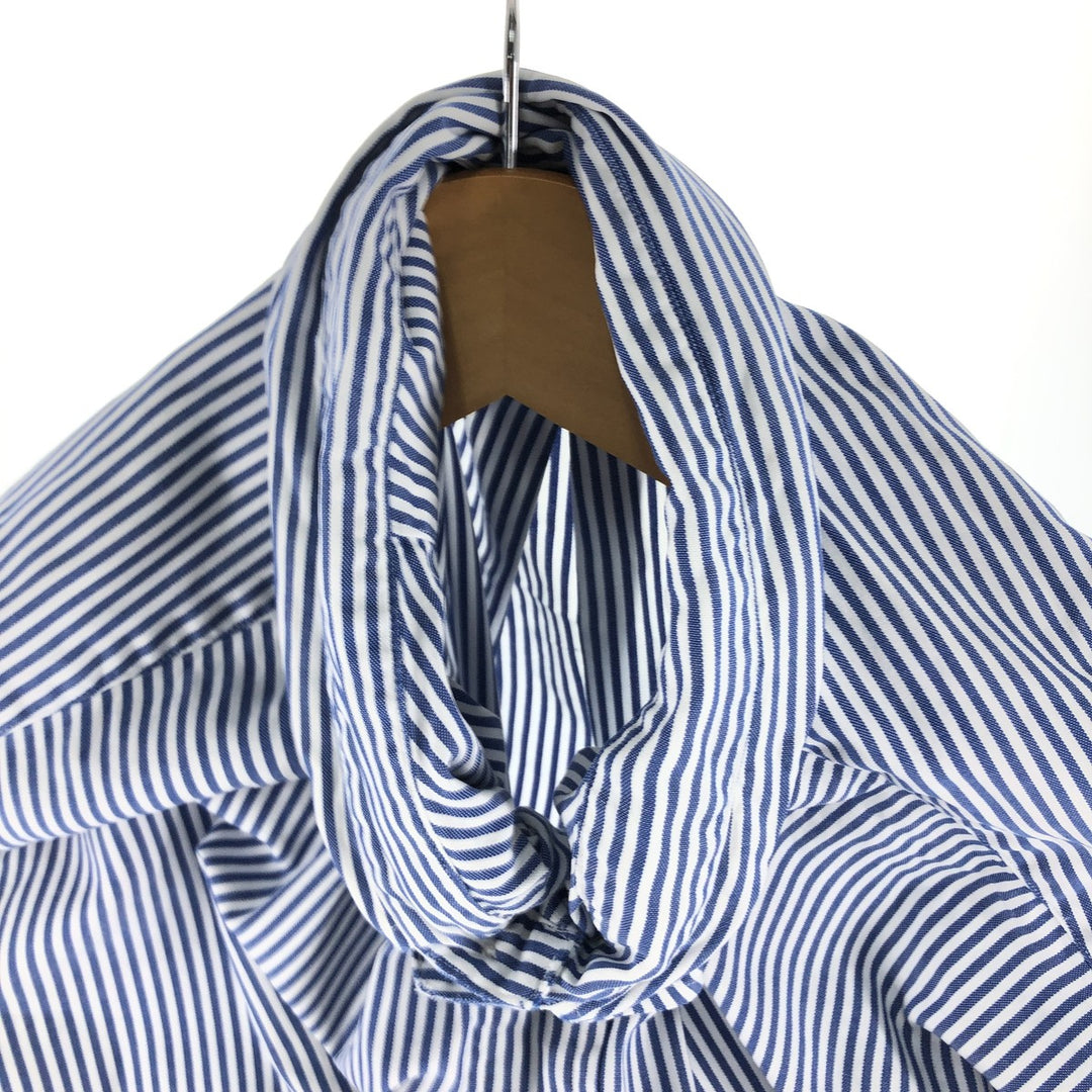 Ralph Lauren Classic Fit Long Sleeve Button Down Striped Shirt Men's XL cotton blue type Vintage Second Hand