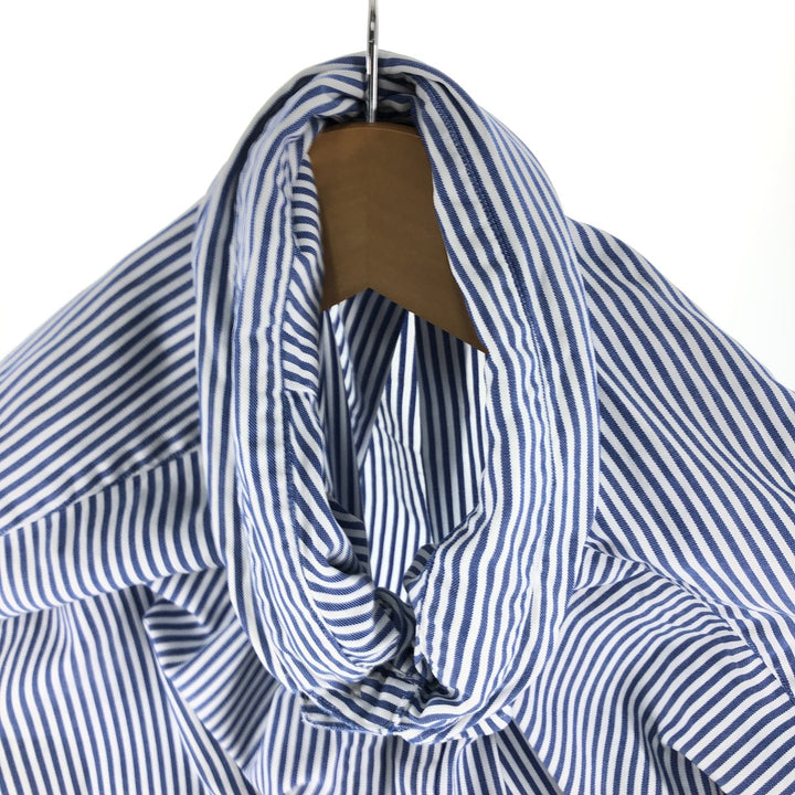 Ralph Lauren Classic Fit Long Sleeve Button Down Striped Shirt Men's XL cotton blue type Vintage Second Hand