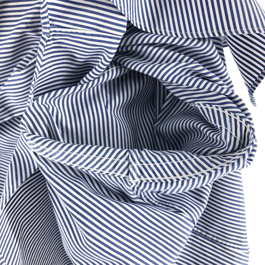 Ralph Lauren Classic Fit Long Sleeve Button Down Striped Shirt Men's XL cotton blue type Vintage Second Hand