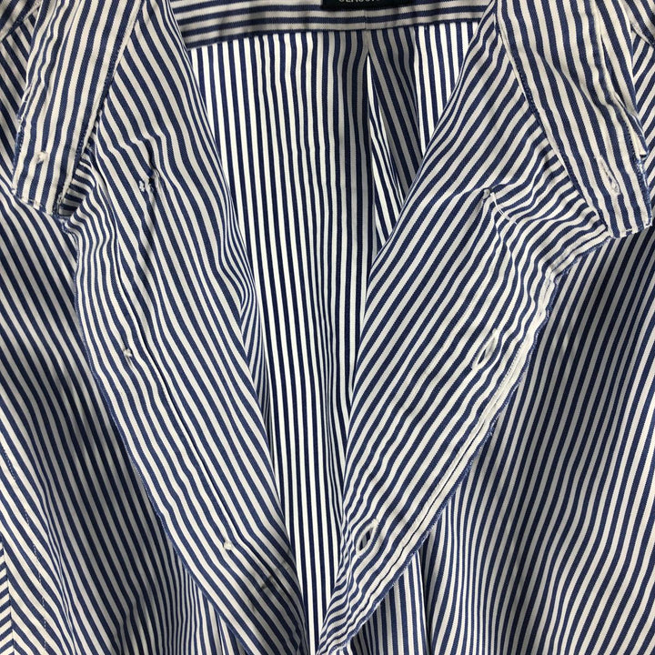 Ralph Lauren Classic Fit Long Sleeve Button Down Striped Shirt Men's XL cotton blue type Vintage Second Hand
