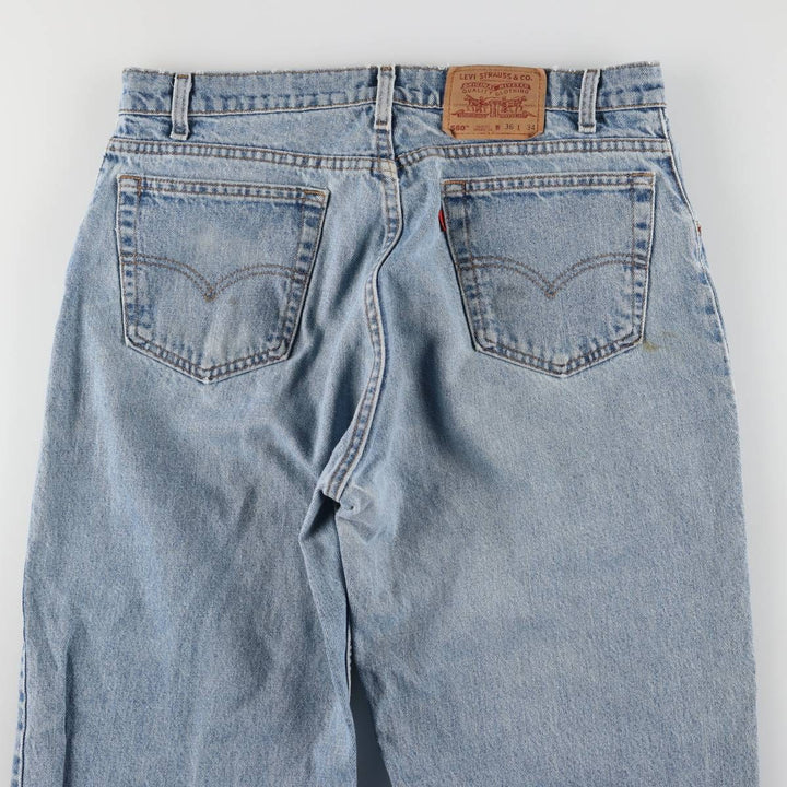 90'S Levi's 560-4891 Tapered Denim Pants Made in USA Men's W36 Vintage cotton blue type Vintage Second Hand