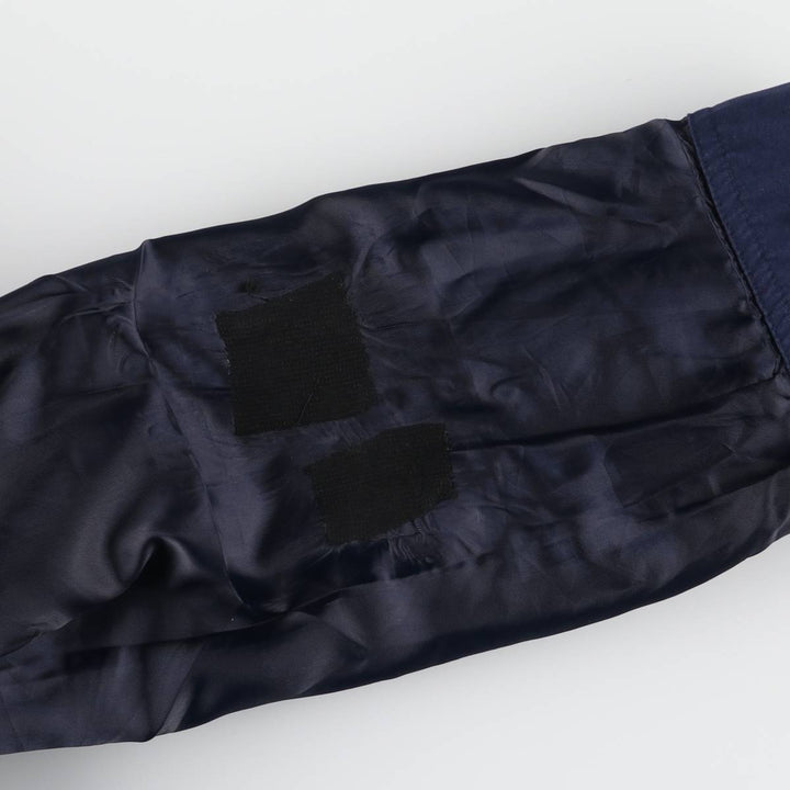 Ralph Lauren POLO RALPH LAUREN Swing Top Sports Jacket Men's L size polyester navy blue type Vintage Second Hand