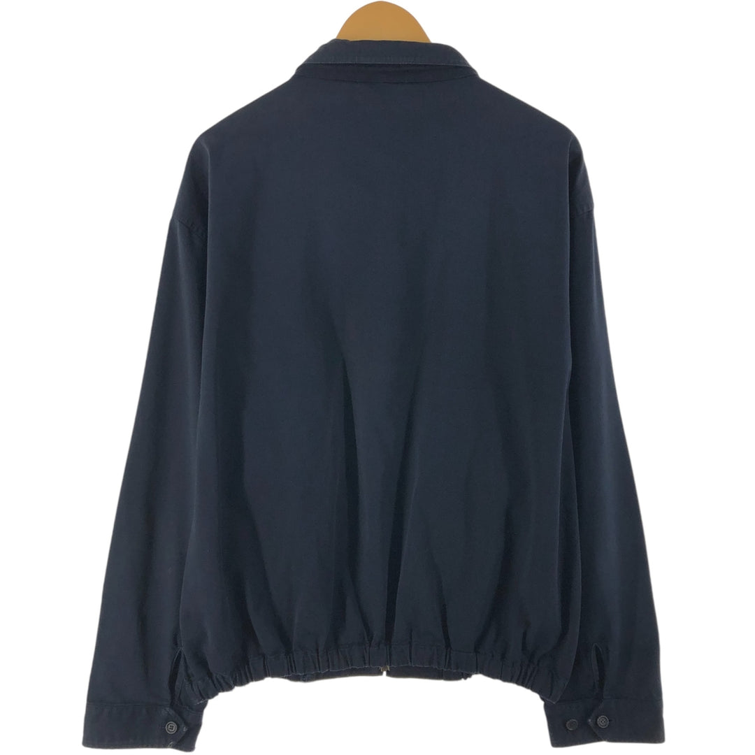 Ralph Lauren POLO by Ralph Lauren Swing Top Sports Jacket Men's XXL cotton navy blue type Vintage Second Hand