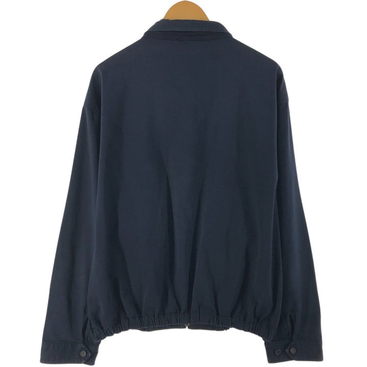 Ralph Lauren POLO by Ralph Lauren Swing Top Sports Jacket Men's XXL cotton navy blue type Vintage Second Hand