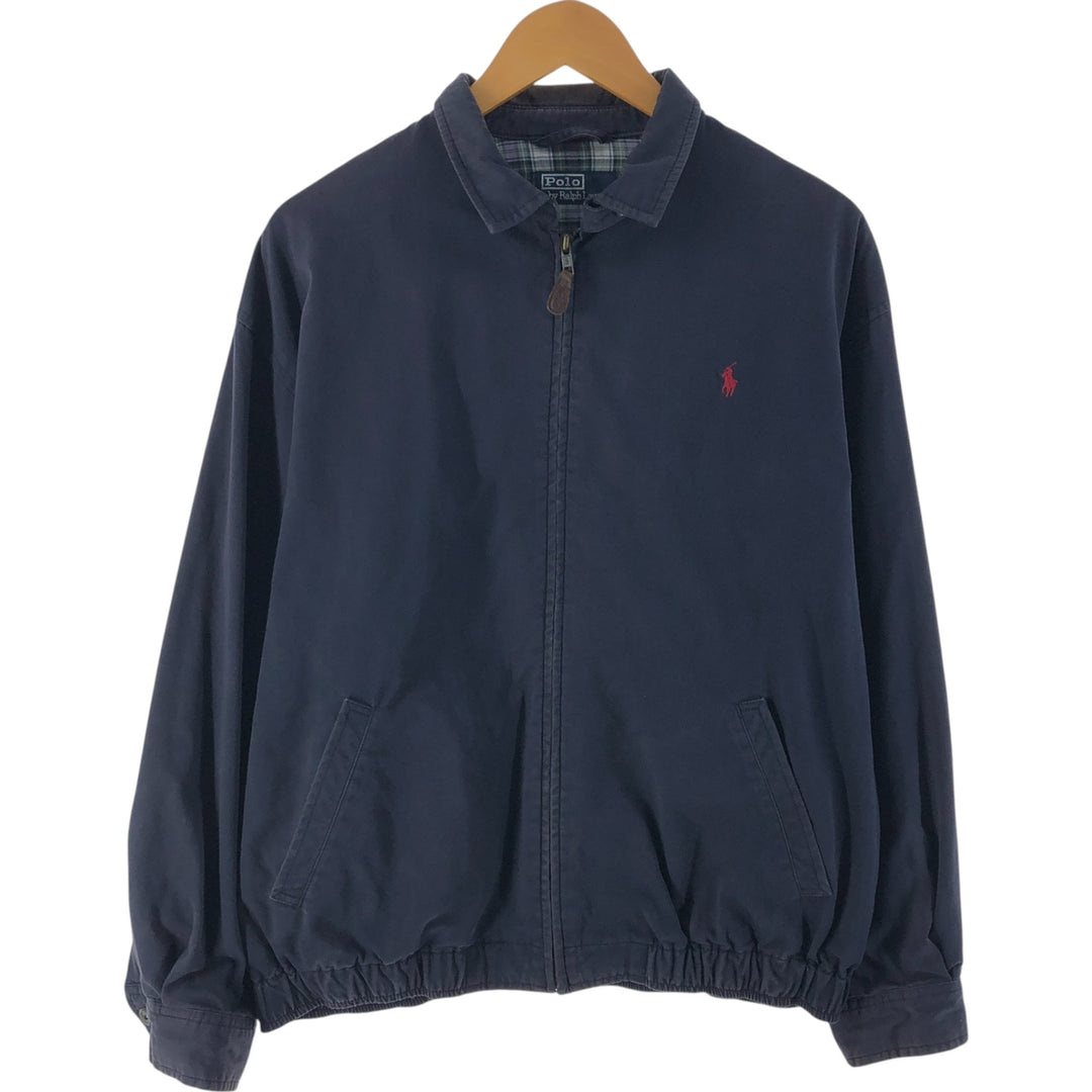 Ralph Lauren POLO by Ralph Lauren Swing Top Sports Jacket Men's M cotton navy blue type Vintage Second Hand