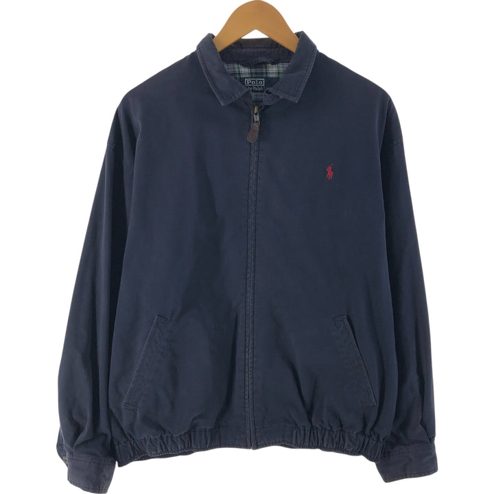Ralph Lauren POLO by Ralph Lauren Swing Top Sports Jacket Men's M cotton navy blue type Vintage Second Hand