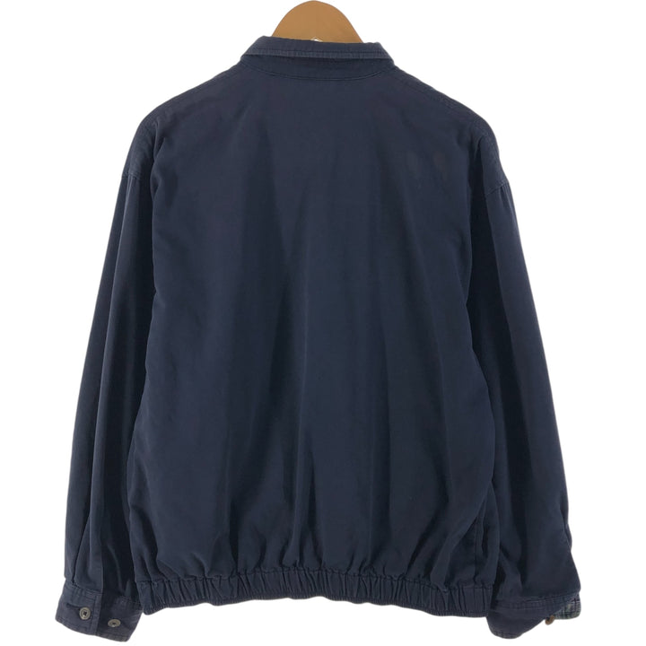 Ralph Lauren POLO by Ralph Lauren Swing Top Sports Jacket Men's M cotton navy blue type Vintage Second Hand