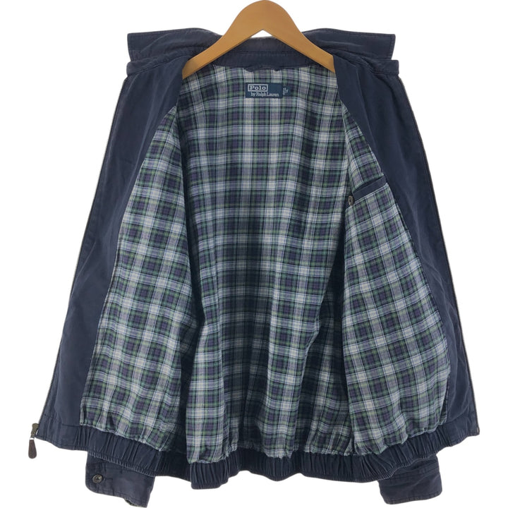 Ralph Lauren POLO by Ralph Lauren Swing Top Sports Jacket Men's M cotton navy blue type Vintage Second Hand