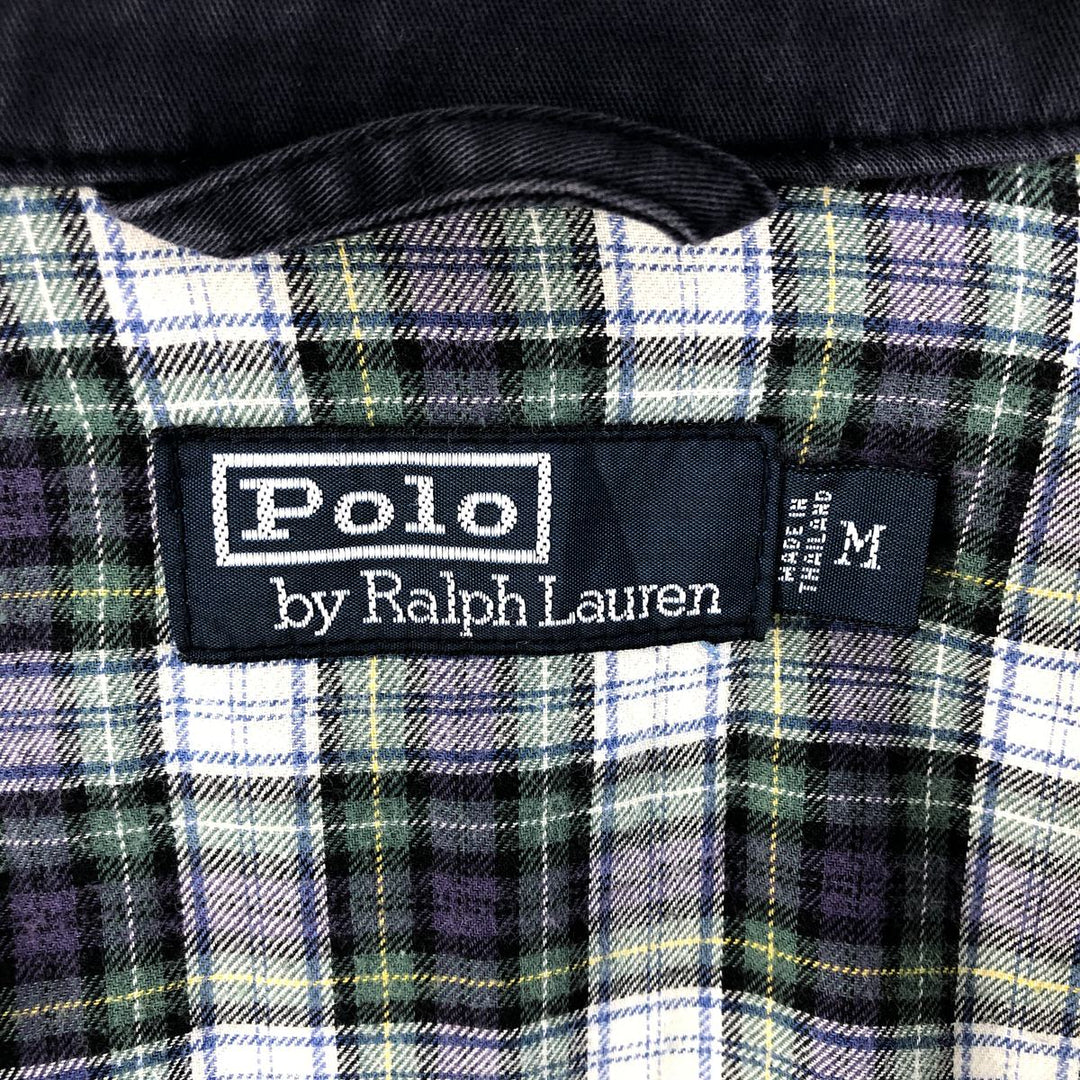 Ralph Lauren POLO by Ralph Lauren Swing Top Sports Jacket Men's M cotton navy blue type Vintage Second Hand