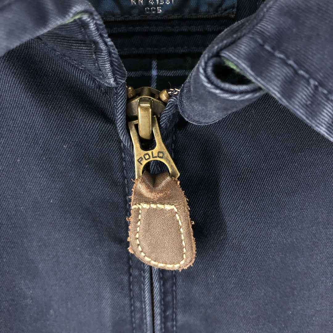 Ralph Lauren POLO by Ralph Lauren Swing Top Sports Jacket Men's L size cotton navy blue type Vintage Second Hand