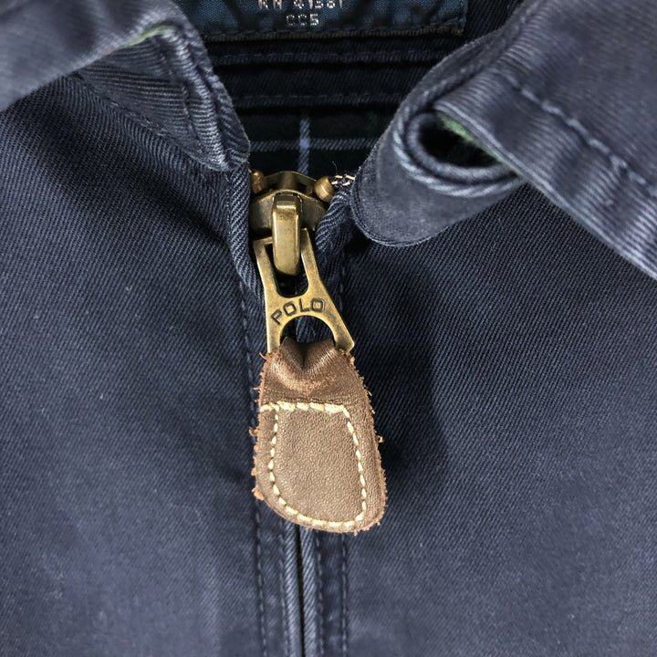 Ralph Lauren POLO by Ralph Lauren Swing Top Sports Jacket Men's L size cotton navy blue type Vintage Second Hand