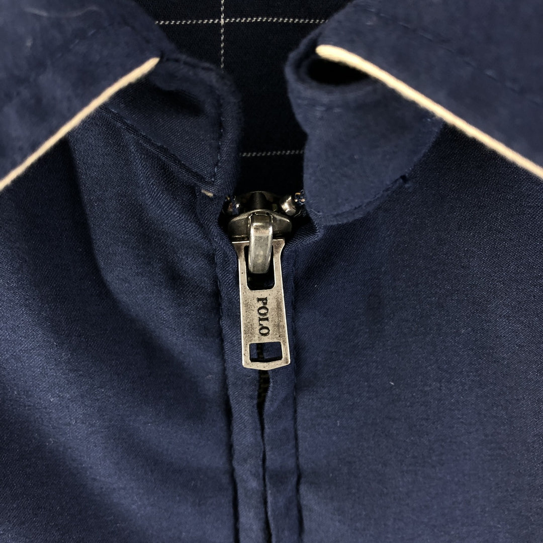 Ralph Lauren POLO by Ralph Lauren Swing Top Sports Jacket Men's L size polyester navy blue type Vintage Second Hand