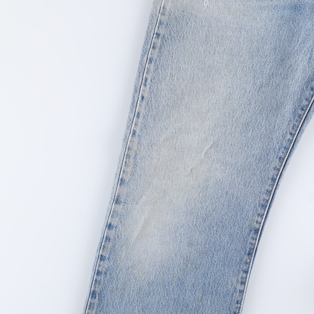00'S Levi's 501 straight denim pants for men, size W32 cotton blue type Vintage Second Hand