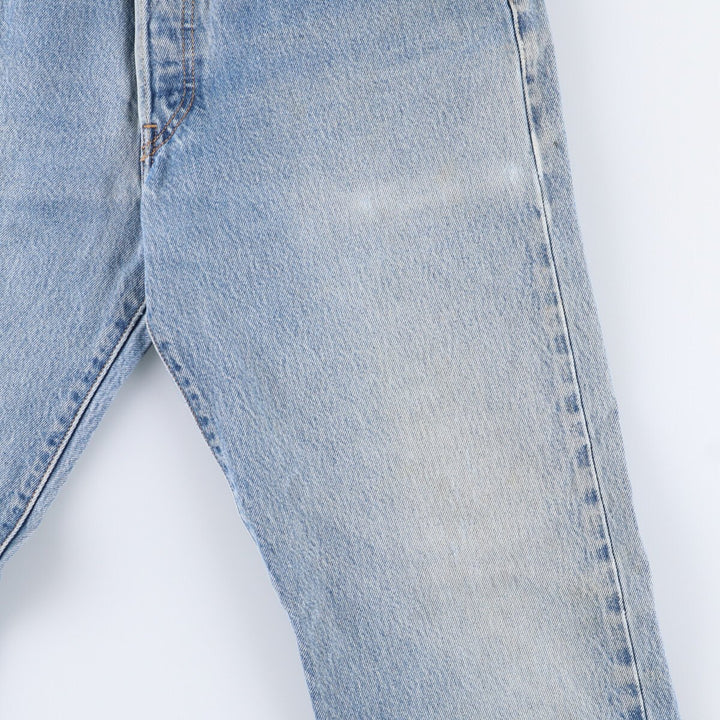 00'S Levi's 501 straight denim pants for men, size W32 cotton blue type Vintage Second Hand
