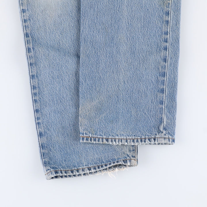 00'S Levi's 501 straight denim pants for men, size W32 cotton blue type Vintage Second Hand