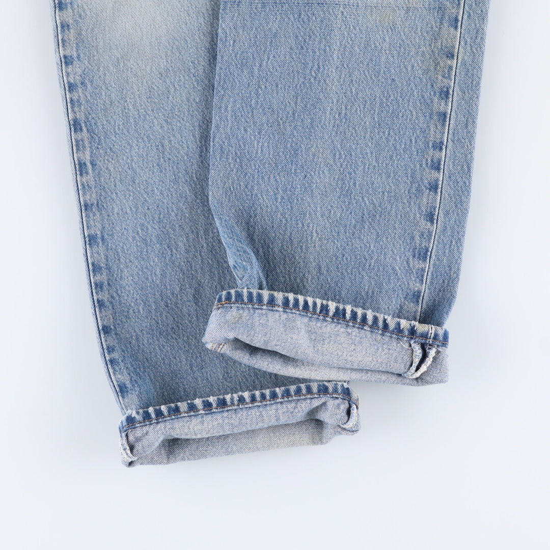 00'S Levi's 501 straight denim pants for men, size W32 cotton blue type Vintage Second Hand