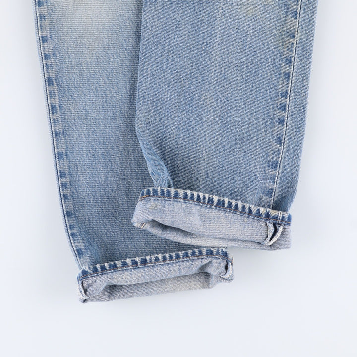 00'S Levi's 501 straight denim pants for men, size W32 cotton blue type Vintage Second Hand