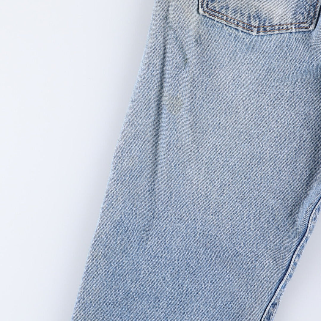 00'S Levi's 501 straight denim pants for men, size W32 cotton blue type Vintage Second Hand