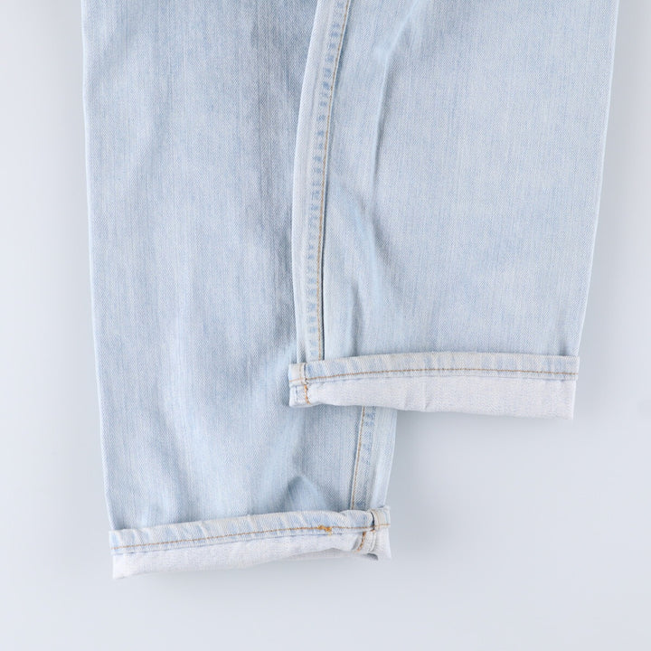 90'S Levi's 501 Euro model straight denim pants for men, W31 equivalent, vintage cotton blue type Vintage Second Hand