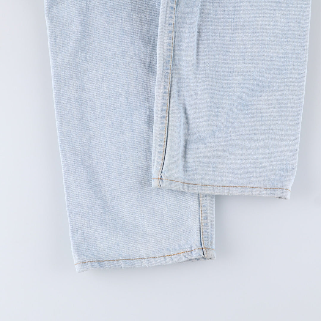 90'S Levi's 501 Euro model straight denim pants for men, W31 equivalent, vintage cotton blue type Vintage Second Hand