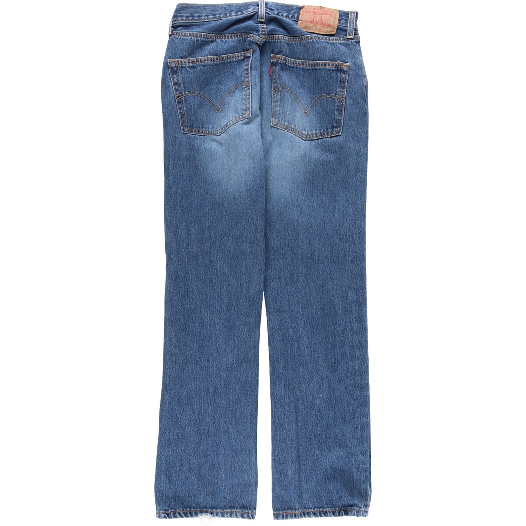00'S Levi's 501 straight denim pants for men, W30 equivalent cotton blue type Vintage Second Hand