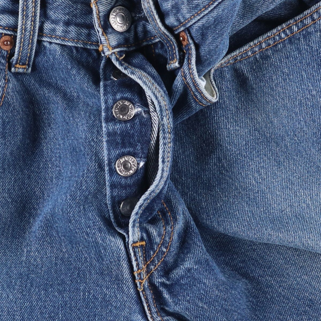 00'S Levi's 501 straight denim pants for men, W30 equivalent cotton blue type Vintage Second Hand