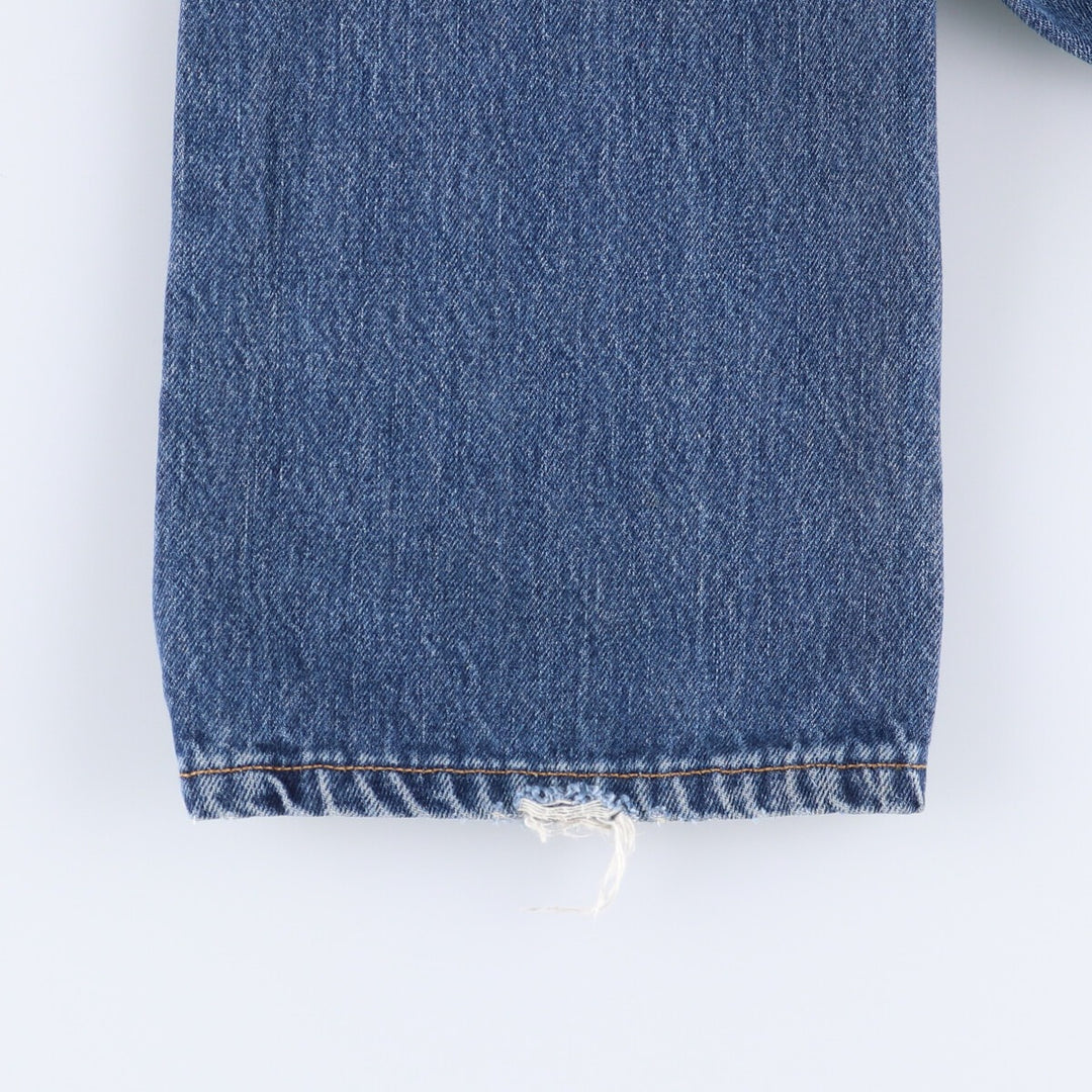 00'S Levi's 501 straight denim pants for men, W30 equivalent cotton blue type Vintage Second Hand