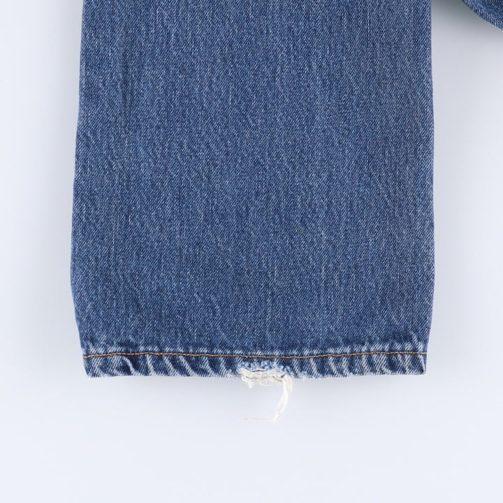 00'S Levi's 501 straight denim pants for men, W30 equivalent cotton blue type Vintage Second Hand