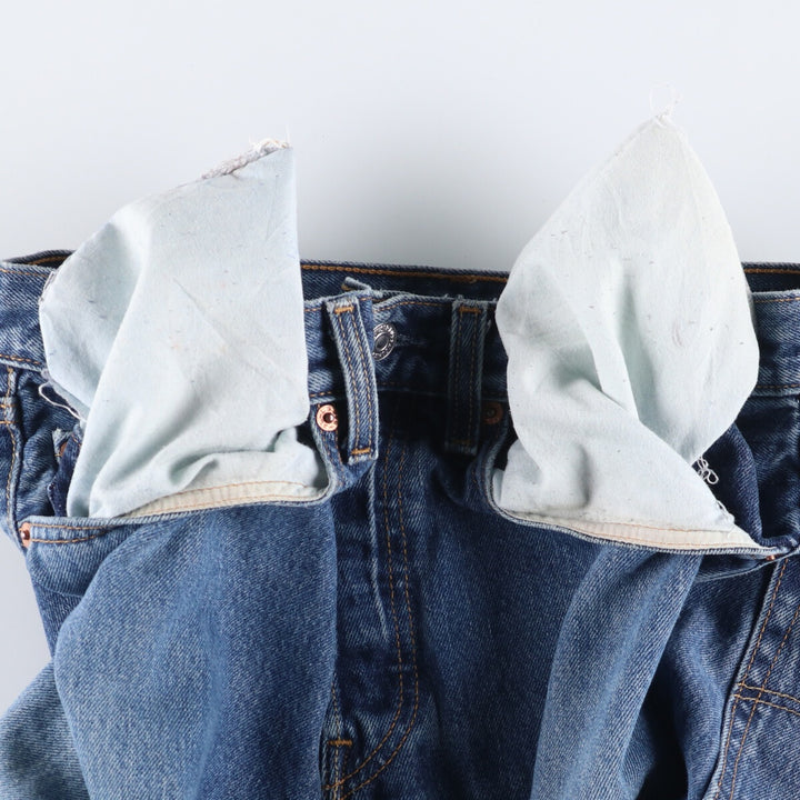 00'S Levi's 501 straight denim pants for men, W30 equivalent cotton blue type Vintage Second Hand