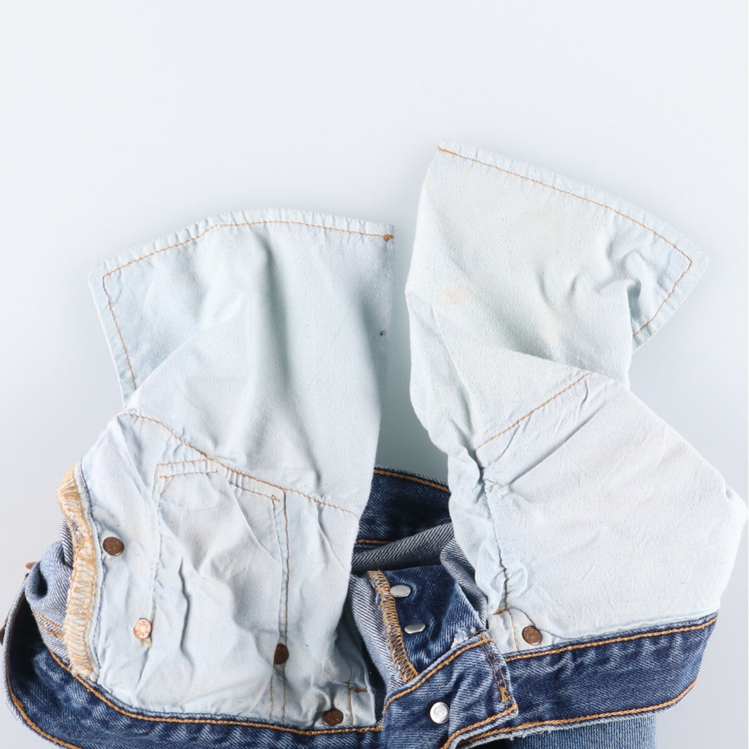 00'S Levi's 501 straight denim pants for men, W30 equivalent cotton blue type Vintage Second Hand