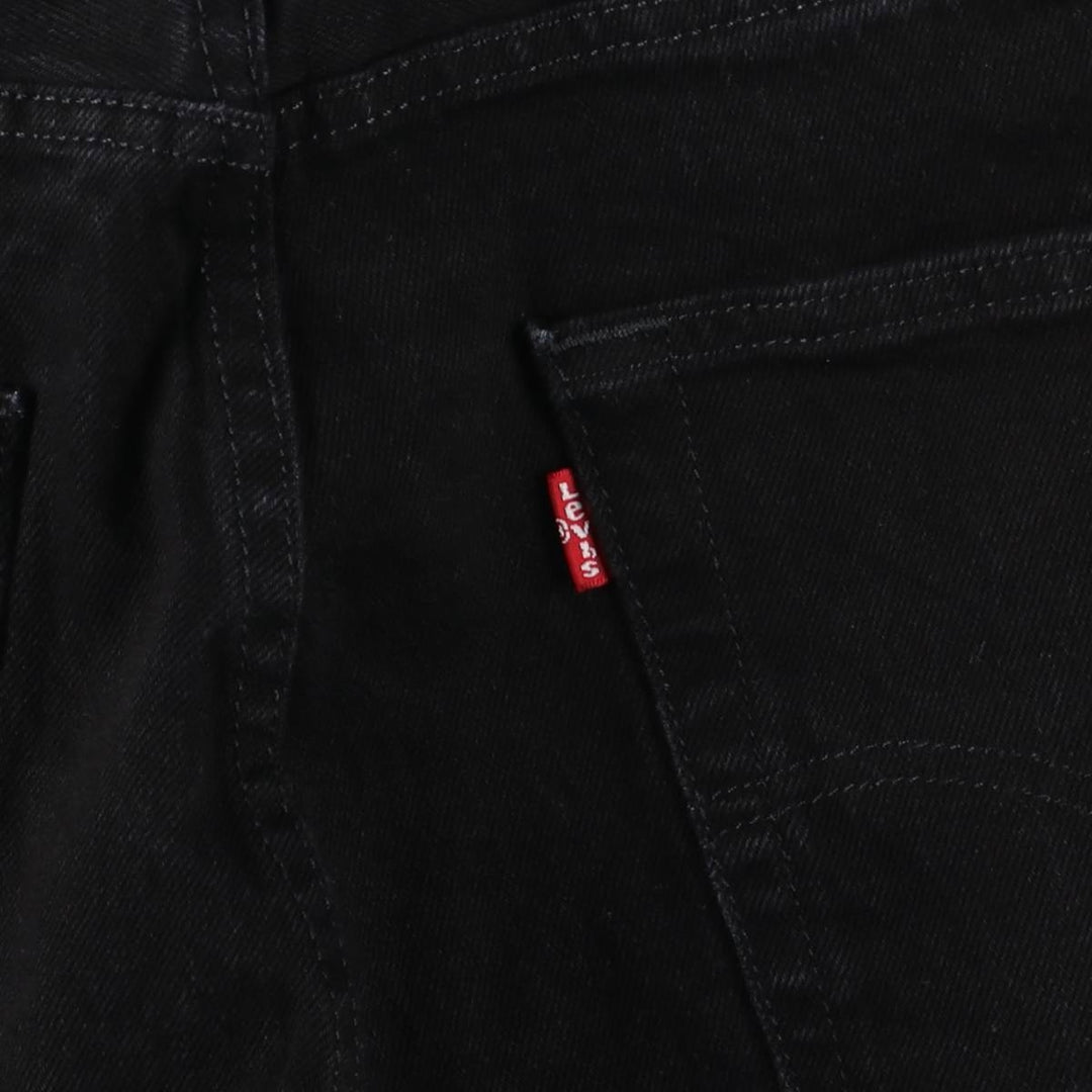 Levi's 501 Black Denim Straight Denim Pants Men's W36 cotton black type Vintage Second Hand