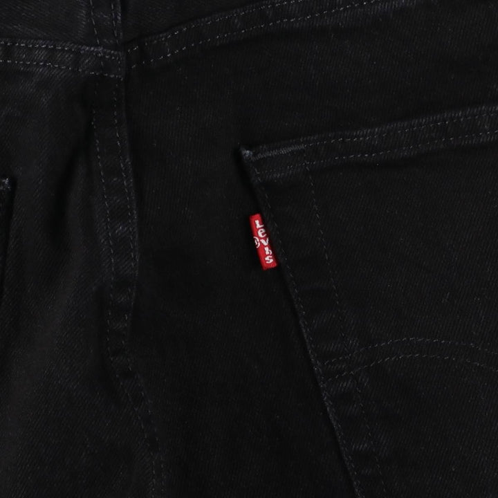 Levi's 501 Black Denim Straight Denim Pants Men's W36 cotton black type Vintage Second Hand