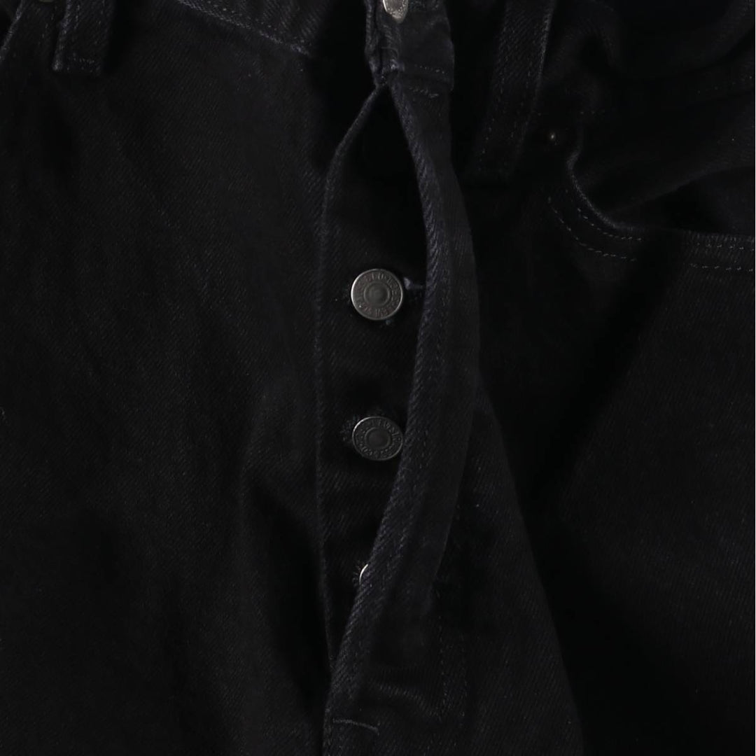 Levi's 501 Black Denim Straight Denim Pants Men's W36 cotton black type Vintage Second Hand