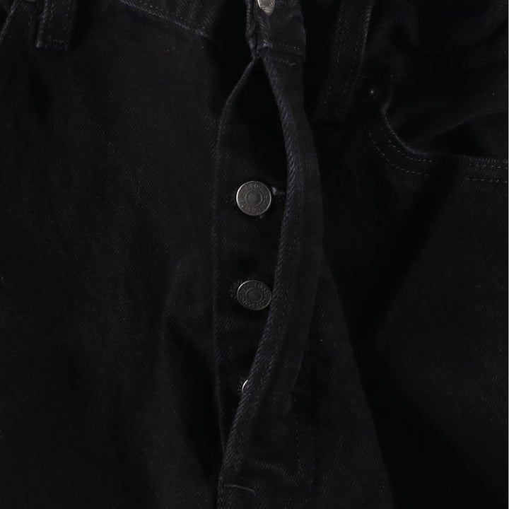 Levi's 501 Black Denim Straight Denim Pants Men's W36 cotton black type Vintage Second Hand